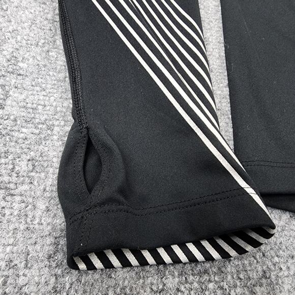 Nike Pullover Womens Medium Black 1/4 Zip Reflective Long Sleeve Thumb Active - Picture 9 of 16